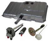 FiTech Go EFI Fuel Tank Kits for 1978-1981 CAMARO, 1979-1981 FIREBIRD - 58018 Tank, 21 Gallon, Steel, Silver Powdercoated, Chevrolet, Pontiac, Kit thumbnail 1