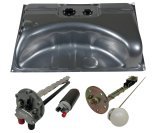 FiTech Go EFI Fuel Tank Kits 58009 Tank, 16 Gallon, Steel, Silver Powdercoated, Dodge, Plymouth, Kit thumbnail 1