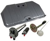 FiTech Go EFI Fuel Tank Kits for 1967-1968 CAMARO - 58023 Tank, 18 Gallon, Steel, Silver Powdercoated, Chevrolet, Kit thumbnail 1