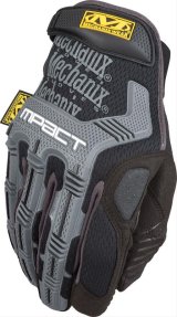 Mechanix Wear M-Pact Gloves MPT-58-009 Gloves, M-Pact, Synthetic Leather, 2-Layer , Black/Gray, Medium, Pair thumbnail 3