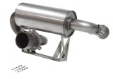 XDR Performance Slip-On Muffler Systems 7204 Muffler, XDR, Can-Am, Stainless, Natural, Round, Slip-On, Each thumbnail 1