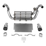 XDR Performance Slip-On Muffler Systems 7509 Muffler, XDR, Stainless, Natural, Oval, Slip-On, Polaris, Each thumbnail 6