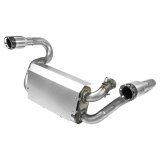 XDR Performance Slip-On Muffler Systems 7509 Muffler, XDR, Stainless, Natural, Oval, Slip-On, Polaris, Each thumbnail 7