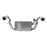 XDR Performance Slip-On Muffler Systems 7509 Muffler, XDR, Stainless, Natural, Oval, Slip-On, Polaris, Each thumbnail 9