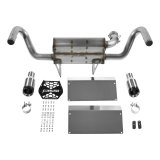 XDR Performance Slip-On Muffler Systems 7203 Muffler, XDR, Can-Am, Stainless, Natural, Oval, Slip-On, Can-Am, Each thumbnail 4