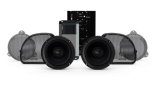 Rockford Fosgate Harley-Davidson® M5 Stage 2 Speaker and Amplifier Kits HD14-STG2 Speakers, Kit, Fairing Mounting, Two Speakers, Black Plastic Mesh, Kit thumbnail 1