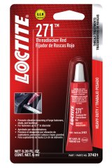 Loctite Threadlocker 271 Heavy-Duty 487232 Threadlocker, 271, Red, Heavy-Duty, 6 ml, Each thumbnail 2
