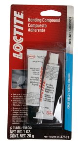 Loctite Locweld Bonding Repair Epoxy 495540 Adhesive, Compound, Adhesive, High-Strength, Oil Resistant, 2 oz., Each thumbnail 1