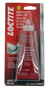 Loctite High-Flex Form-In-Place Gasket Maker 555354 Sealant, Maker, Form-In-Place, -65 to 300 degrees F Temperature Range, Blue, 50 ml, Each thumbnail 1