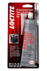 Loctite RTV Red Silicone Gasket Maker 492001 Sealant, RTV, Hi-Temp, Silicone, Red, Squeeze Tube, 80 ml, Each thumbnail 2