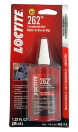Loctite Threadlocker 262 Heavy-Duty 492141 Threadlocker, 262, High Strength, Red, 36 ml, Each thumbnail 2