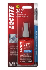 Loctite Threadlocker 242 Medium Strength 492140 242, Strength, Blue, Squeeze Tube, 36 ml, Each thumbnail 2