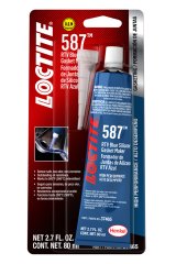 Loctite RTV Blue Silicone Gasket Maker 491983 Sealant, RTV, High Performance, Silicone, 587, Blue, Squeeze Tube, 80 ml, Each thumbnail 2