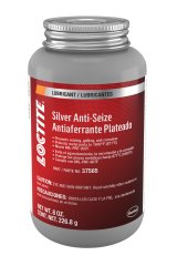 Loctite Silver Anti-Seize Lubricant 501000 Lubricant, Grade, General Purpose, 1,600 degrees F Range, Brush-Top Bottle, 8 oz., Each thumbnail 2