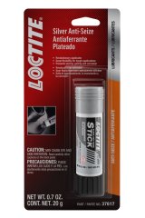 Loctite Silver Anti-Seize Sticks 504469 Lubricant, Grade, General Purpose, 1,600 degrees F Range, Stick, 20 g., Each thumbnail 2