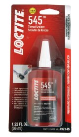 Loctite 545 Thread Sealant 492145 Adhesives and Sealants, Sealant, Squeeze Bottle, 36 ml, Each thumbnail 1