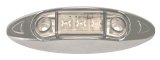 Pacer Performance LED Individual Lights 20-623 Auxiliary Light, Marker, Clear Lens, Clear Bulb, Oval, 3.938 in. Length, 1.313 in. Width, 0.75 in. Height thumbnail 1