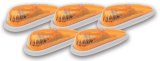Pacer Performance Hi-Five Cab Lights 20-205 Roof Lights, Exterior, Plastic Base/Amber Lens, 4.625 in. x 2.063 x 1.75 in., Set of 5 thumbnail 2