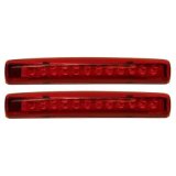 Pacer Performance LED Individual Lights 20-704 Lights, LED, Red, 4.625 in x 0.437 in. x 0.750 in. Pair thumbnail 1
