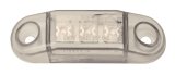 Pacer Performance LED Individual Lights 20-603 Auxiliary Light, Marker, Clear Lens, Clear Bulb, 2.563 in. Length, 0.75 in. Width, 0.625 in. Height, Each thumbnail 1