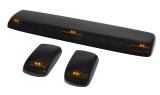 Pacer Performance Hi-Five Cab Lights 20-266 Lights, Hi-Five, Amber, LED, Hardware Included, Wiring Harness Included, Chevrolet, GMC, Kit thumbnail 2
