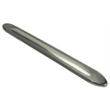 Pacer Performance Bumper Guard Trim Protectors 25-531 Guard, 3M Tape, Black/Silver Plastic, Pair thumbnail 1