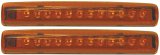 Pacer Performance LED Individual Lights 20-705 Auxiliary Light, Marker, Amber Lens, Clear Bulb, 4.625 in. Length, 0.438 in. Width, 0.750 in. Height thumbnail 1