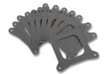 Demon Carburetion Carburetor Base Plate Gaskets 200035 Mounting Gasket, Composite, 4-Barrel, Square Bore, Open Center, Set of 10 thumbnail 1