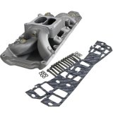 BluePrint Engines Dual Plane Intake Manifolds BPP302INT Manifolds, Plane, Aluminum, Natural Finish, Standard Deck, Square Bore, Gaskets, Hardware, Ford, 302, Windsor, Each thumbnail 2