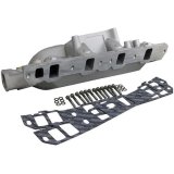 BluePrint Engines Dual Plane Intake Manifolds BPP302INT Manifolds, Plane, Aluminum, Natural Finish, Standard Deck, Square Bore, Gaskets, Hardware, Ford, 302, Windsor, Each thumbnail 4