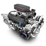 BluePrint Builder Series 347W/415HP Standard Edition Carbureted Crate Engine and 4R70W Trans Combos B347K4R7 Transmission Combos, Series. Carb, SBF 347, 4R70W, 415 HP/415 lbs.-ft., Turn-Key Block, Polished Acc., Ford, Kit thumbnail 3