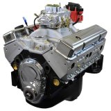 BluePrint Engines GM 383 C.I.D. 436 HP Base Dressed Stroker Long Block Crate BP38318CTC1 Engine, Dressed, Block, Stroker, HP, 443 TQ, New Block, Aluminum Heads, 750 cfm Carburetor, Chevy, Small Block, Each thumbnail 1