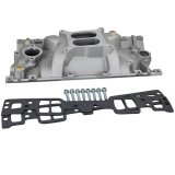 BluePrint Engines Dual Plane Vortec Intake Manifolds BPP350VINT Manifolds, Plane, Aluminum, Natural Finish, Standard Deck, Square Bore, Gaskets, Hardware, Chevy, Small Block, Vortec, Each thumbnail 5