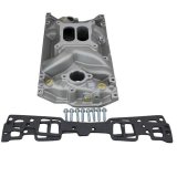 BluePrint Engines Dual Plane Vortec Intake Manifolds BPP350VINT Manifolds, Plane, Aluminum, Natural Finish, Standard Deck, Square Bore, Gaskets, Hardware, Chevy, Small Block, Vortec, Each thumbnail 6