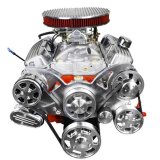 BluePrint Engines GM 327 C.I.D. 350 HP Fully Dressed Long Block Crate BP327CTCKV Engines, Block, Aluminum Heads, 9.45:1 Comp., Hydraulic Roller, 670 cfm Carb, Chevrolet, 5.0L, Each thumbnail 1