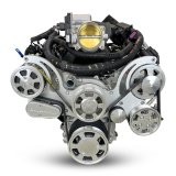 BluePrint Engines Pro Series Chevy LS 427 C.I.D. 605 HP EFI Base Dressed Long Block Crate PSLS4275CTFK Engine c.i. GM Style Proseries Iron Block, Fabbed Alum Intake, E Controls, BPE Pulley Kit thumbnail 1
