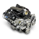 BluePrint Engines Pro Series Chevy LS 427 C.I.D. 605 HP EFI Base Dressed Long Block Crate PSLS4275CTFK Engine c.i. GM Style Proseries Iron Block, Fabbed Alum Intake, E Controls, BPE Pulley Kit thumbnail 2