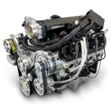 BluePrint Engines Pro Series Chevy LS 427 C.I.D. 605 HP EFI Base Dressed Long Block Crate PSLS4275CTFK Engine c.i. GM Style Proseries Iron Block, Fabbed Alum Intake, E Controls, BPE Pulley Kit thumbnail 3