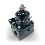 BluePrint Engines Billet Aluminum Fuel Pressure Regulators BPP13109BK Regulator, EFI, Injection, High Pressure, 40-75 PSI, -6AN O-Ring, Female Threads, Aluminum, Black, Bypass Style, Each thumbnail 1