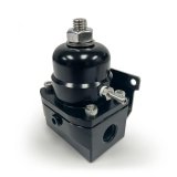 BluePrint Engines Billet Aluminum Fuel Pressure Regulators BPP13109BK Regulator, EFI, Injection, High Pressure, 40-75 PSI, -6AN O-Ring, Female Threads, Aluminum, Black, Bypass Style, Each thumbnail 2