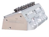 BluePrint Engines Muscle Series Cylinder Heads H8002K Heads, Aluminum, 195cc Intake Runner, Straight Plug, 2.020/1.600 in. Valves, 3/8 in. Rocker Arm Studs, Chevy, Small Block, Pair thumbnail 1