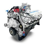 BluePrint Engines Ford 347 C.I.D. 415 HP Dressed Stroker Long Block Crate BP3479CTCD New BPE standard bore 342, ALUM HEADS, DELUXE, FRONT SUMP, / FT LBS thumbnail 1