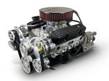 BluePrint Builder Series 400/500HP Standard Edition Carbureted Crate Engine/700R4 Trans Combos B400K700 400 c.i. Series, Carbureted, 700R4 Automatic Transmission w/Polished Pulley Kit. Incl. 30 month/50,000 warranty & Dyno thumbnail 1