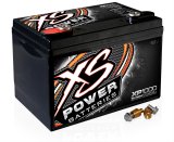 XS Power AGM Batteries XP1000 Battery, 16 V, AGM, 675 Cranking Amps at 32 Degrees F, Top Post, 10.24 in. Length, 6.4 in. Width, 7.2 in. Height, Each thumbnail 2
