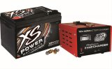 XS Power XP1000 16 V Battery and Charger Combos XP1000CK2 Battery, Starting, AGM Type, V, Top Terminals, Charger, V, 20 amps Rating, Kit thumbnail 1