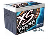 XS Power AGM Batteries D1600 Battery, 16 V, AGM, 775 Cranking Amps at 32 Degrees F, Top Terminal, 10.24 in. Length, 6.4 in. Width, 7.2 in. Height, Each thumbnail 3