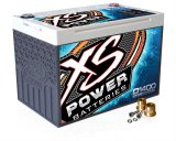 XS Power AGM Batteries D1400 Battery, 14 V, AGM, 775 Cranking Amps at 32 Degrees F, Top Post, Deep Cycle/Starting, Each thumbnail 2