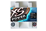 XS Power AGM Batteries D925 Battery, 12 V, Deep Cycle/Starting, 641 Cranking Amps at 32 Degrees F, 6.5 in. L, 4.92 in. H, 6.93 in. W, Top Mount, Each thumbnail 2