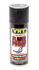 VHT FlameProof Coating 11 Oz. Flat Black SP102 Paint, Flameproof Coating, High-Temperature, Flat, Black, oz., Aerosol Spray Can, Each thumbnail 2