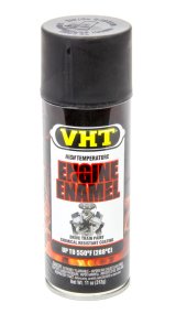 VHT Engine Enamel 11 Oz. Satin Black SP139 Paint, High-Temperature, Engine, Enamel, Satin, General Motors Black, oz., Aerosol Spray Can, Each thumbnail 2